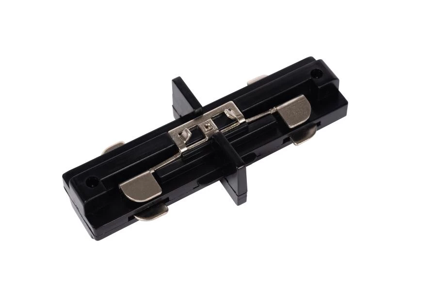 Lucide TRACK Straight Connector - 1-phase Track lighting / system - 230V - Black (Accessory) - detail 1